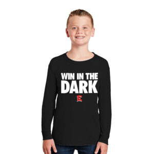 DM East Football Youth Cotton Long Sleeve Tee-Black