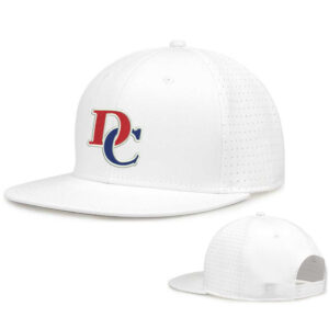DC Boys Golf The Game Perforated GameChanger Snapback Cap-White