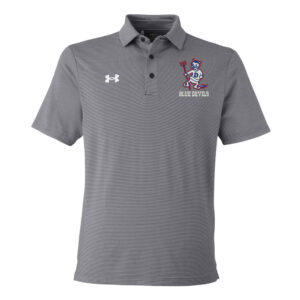 DC Boys Golf Under Armour Men DRIVE Team Stripe Premium Polo – BLACK (L-3X only)