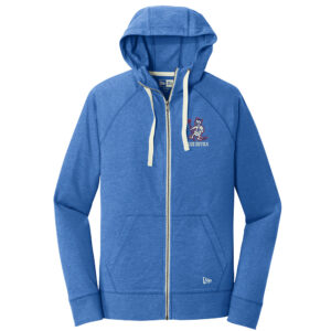 DC Boys Golf New Era Sudeded Cotton Blend Full Zip Hoodie-Royal Heather