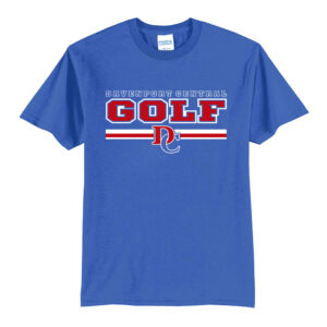 DC Boys Golf Unisex Basic Short Sleeve Tee-Royal