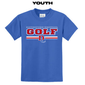 DC Boys Golf Youth Short Sleeve Tee-Royal