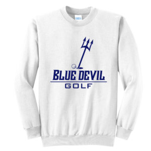 DC Boys Golf Unisex Fleece Crewneck Sweatshirt-White
