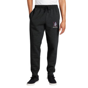 DC Boys Golf Jerzees Nublend jogger sweatpant with side pockets Adult-Black Heather