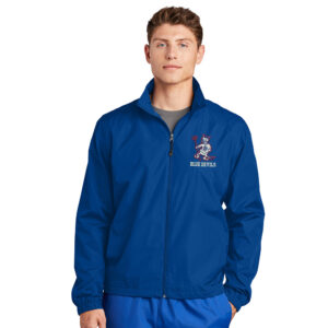 DC Boys Golf Sport-Tek Full-Zip Wind Jacket Adult-Royal