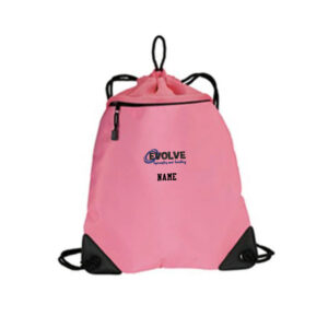 Evolve Port Authority Cinch Pack With Mesh Trim-Bright Pink