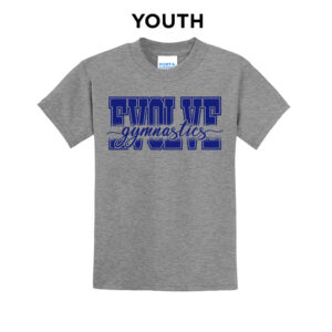 Evolve Youth Short Sleeve Tee-Athletic heather