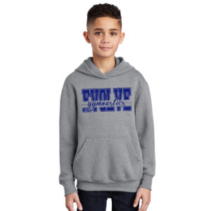 Evolve Youth Fleece Hooded Sweatshirt-Athletic Heather