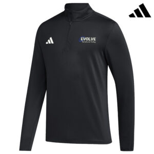 Evolve Adidas men 1/2 zip golf jacket – Black