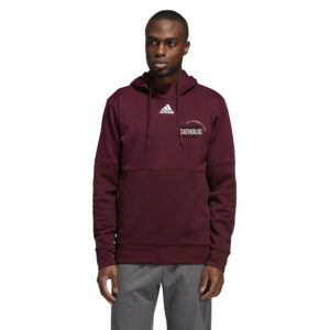 Greater DM Catholic FB League Adidas Team Issue Pullover Hood – Maroon (XL Only)