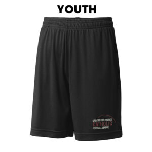 Greater DM Catholic FB League Sport Tek YOUTH PosiCharge Competitor Pocketed Short-Black