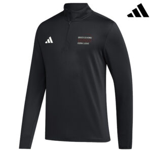 Greater DM Catholic FB League Adidas 1/2 zip golf jacket – Black
