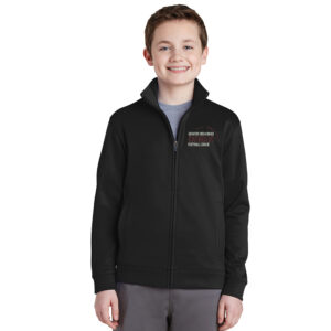 Greater DM Catholic FB League Sport-Tek Sport-Wick Fleece Full-Zip Jacket YOUTH-Black