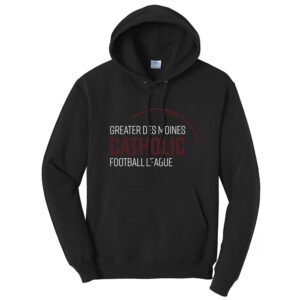 Greater DM Catholic FB League Unisex Basic Hooded Sweatshirt-Black