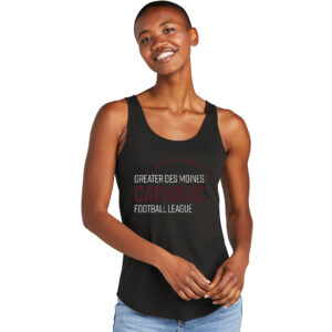 Greater DM Catholic FB League District Women’s Perfect Tri Relaxed Tank-Black