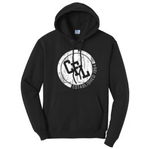 Greater DM Catholic FB League Unisex Fleece Hooded Sweatshirt-Black