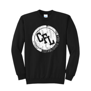 Greater DM Catholic FB League Unisex Fleece Crewneck Sweatshirt-Black