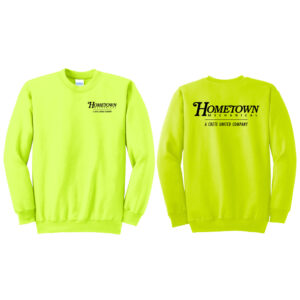 Hometown Unisex Ultimate Crewneck Sweatshirt-Safety Green