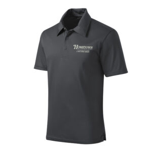Hometown Sport-Tek Men – Active Textured Polo-Iron Grey
