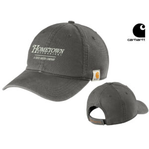 Hometown Carhartt Cotton Canvas Cap w/velcro closure-Gravel