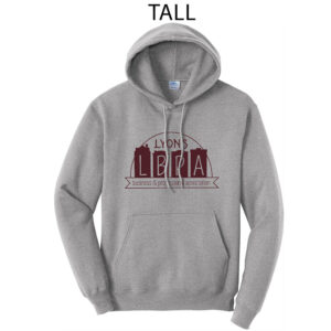 LBPA Tall Fleece Hooded Sweatshirt-Athletic Heather