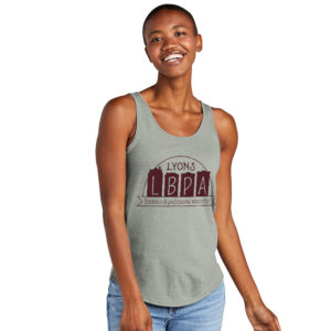 LBPA District Women’s Perfect Tri Relaxed Tank-Heathered Grey