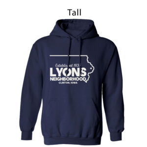 LBPA TALL Classic Pullover Hooded Sweatshirt-Navy