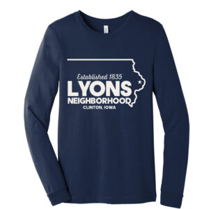 LBPA Bella and Canvas Unisex Jersey Long Sleeve Tee-Navy