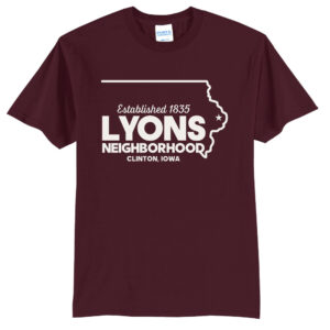 LBPA Unisex Short Sleeve Tee-Maroon