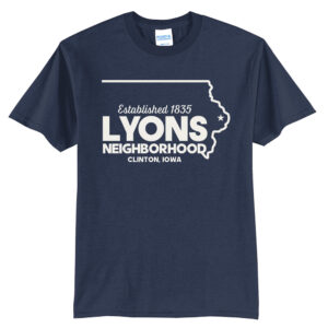 LBPA Unisex Short Sleeve Tee-Navy