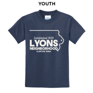 LBPA Youth Short Sleeve Tee-Navy