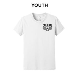 Maq Girls Tennis Youth Premium Short Sleeve Tee-White