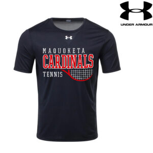 Maq Girls Tennis Under Armour short sleeve Men’s Team Tech Tee-Black