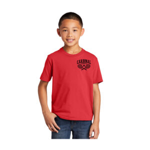 Maq Girls Tennis Youth Fan Favorite Short Sleeve Tee-Red