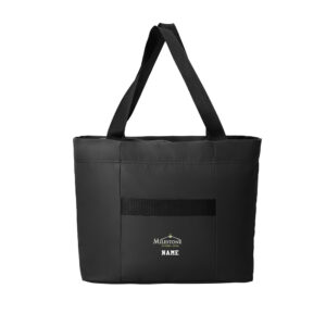 Milestone Employee Port Authority Matte Carryall Tote-Black