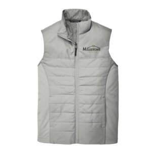 Milestone Employee Port Authority Collective Insulated Vest Men-Gusty Grey