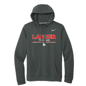 NS Girls Tennis Nike Club Fleece Pullover Hoodie Adult-Anthracite