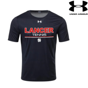 NS Girls Tennis Under Armour short sleeve Men’s Team Tech Tee-Black
