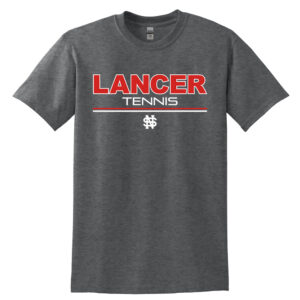 NS Girls Tennis Unisex Short Sleeve Tee-Dark heather Grey