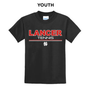 NS Girls Tennis Youth Short Sleeve Tee-Black