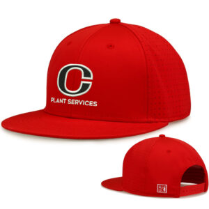 CCSD Plant Services The Game Perforated GameChanger Snapback Cap-Red
