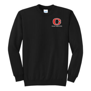 CCSD Plant Services Unisex Fleece Crewneck Sweatshirt-Black