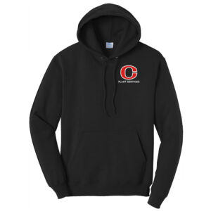 CCSD Plant Services Unisex Fleece Hooded Sweatshirt-Black