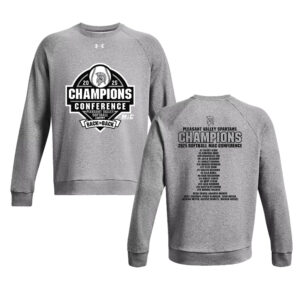 PV Softball Mac Champs Under Armour UA Rival Fleece Crewneck Sweatshirt-Castlerock