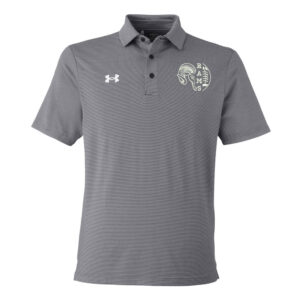 Rams Football Under Armour DRIVE Team Stripe Premium Polo – BLACK (L-3X)