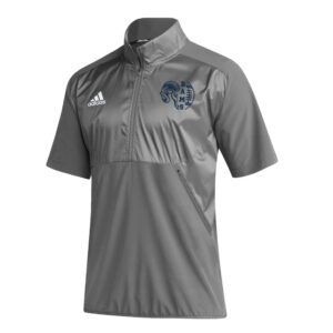 Rams Football Adidas Sideline woven Short Sleeve 1/4 zip pullover – Team GreyFour