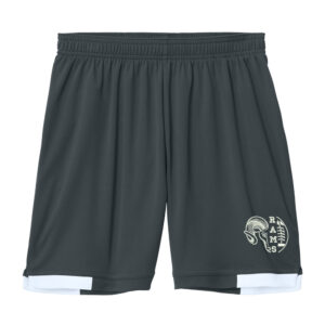 Rams Football Sport-Tek Youth Club 5” Short-Iron Grey/White