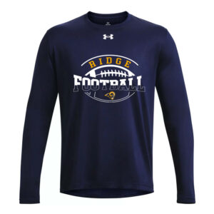 Rams Football Under Armour Men’s Team Tech Long Sleeve-Navy