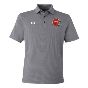 Sidney Cowboys Football Under Armour DRIVE Team Stripe Premium Polo – BLACK