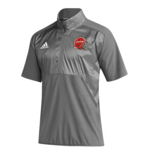 Sidney Cowboys Football Adidas Sideline woven Short Sleeve 1/4 zip pullover – Team GreyFour